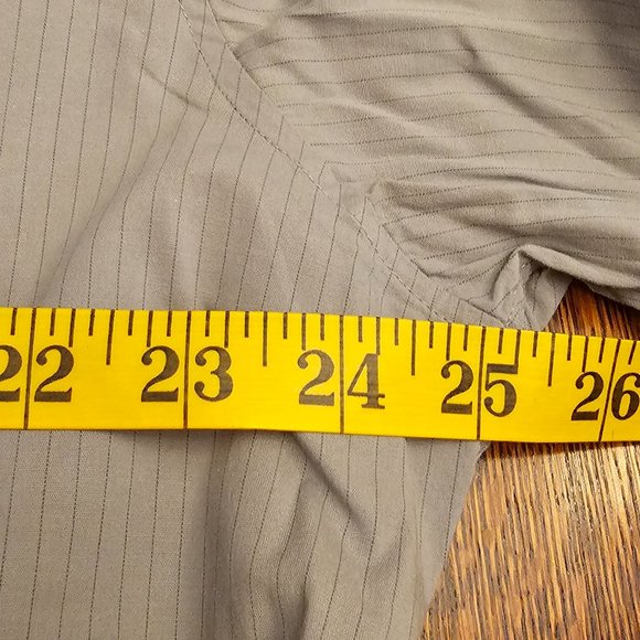 Calvin Klein Modern Fit Gray Button Down Shirt - Picture 8 of 9